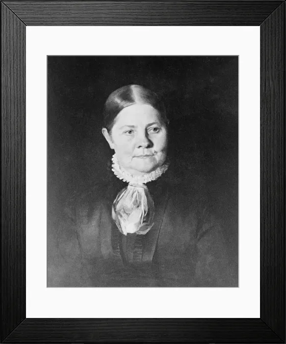 Framed Print : Portrait of Suffrage Founder Lucy Stone Framed Print : Portrait of Suffrage Founder Lucy Stone