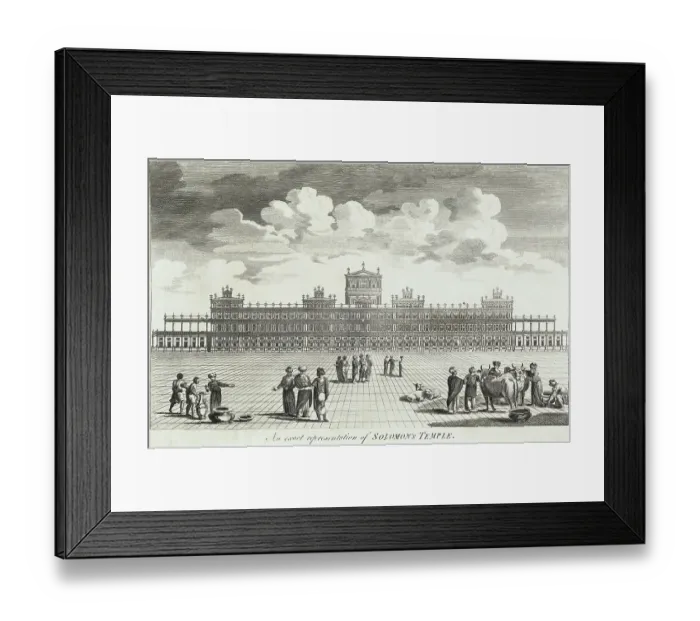 Framed Print : Exact Representation of Solomon's Temple Framed Print : Exact Representation of Solomon's Temple
