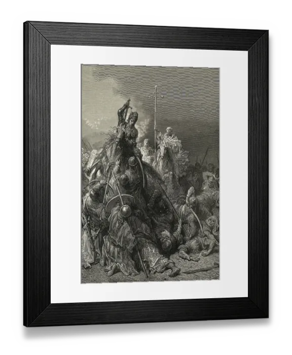 Framed Print : John Hunyadi and John Capistran Leading Battle Framed Print : John Hunyadi and John Capistran Leading Battle