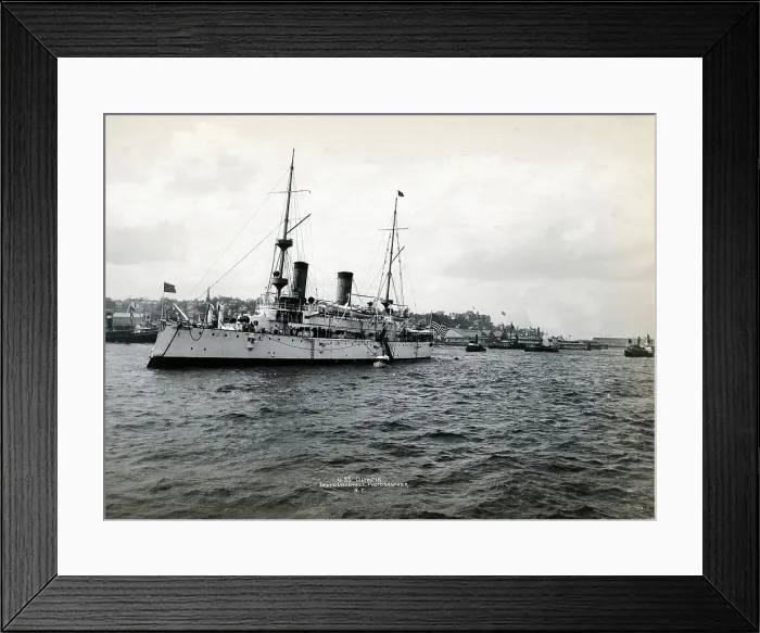 Framed Print : U.S.S. Olympia, Dewey'S Flagship, Battle Framed Print : U.S.S. Olympia, Dewey'S Flagship, Battle