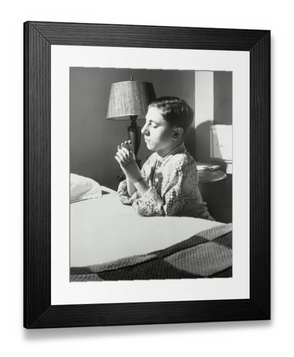 Framed Print : Child with Artificial Arms Praying Framed Print : Child with Artificial Arms Praying