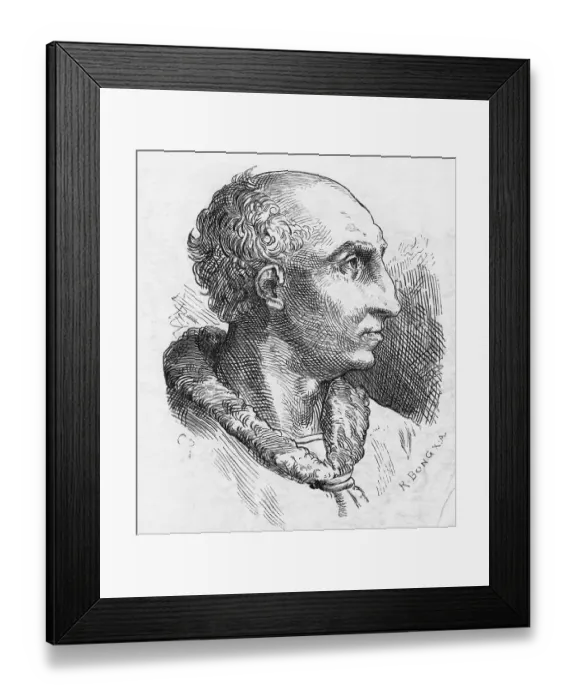 Framed Print : Portrait of Lorenzo Ghiberti