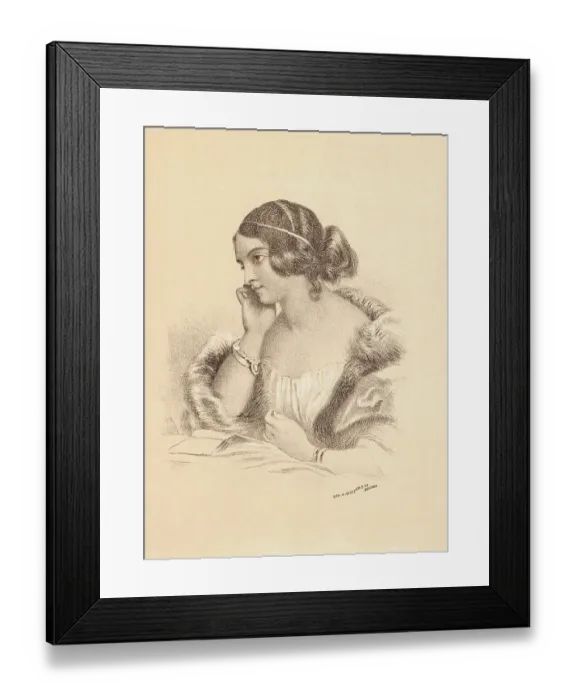 Framed Print : Poet Caroline Norton Framed Print : Poet Caroline Norton