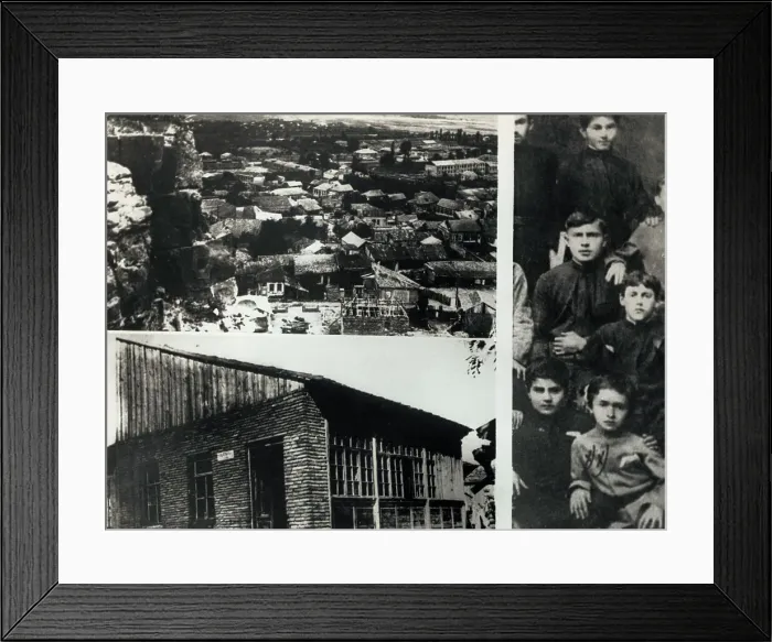 Framed Print : Joseph Stalin's Town and House Framed Print : Joseph Stalin's Town and House