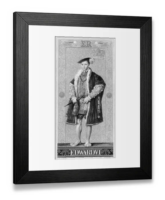 Framed Print : Portrait of King Edward VI Framed Print : Portrait of King Edward VI