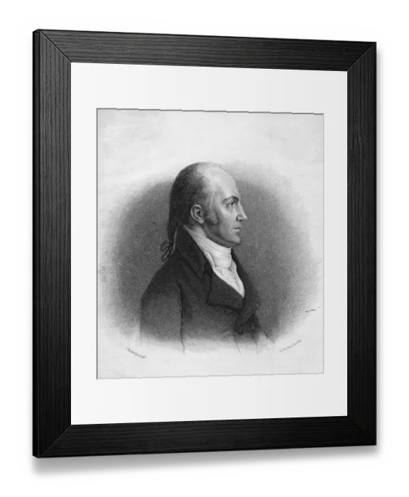 Framed Print : Portrait of Aaron Burr Framed Print : Portrait of Aaron Burr