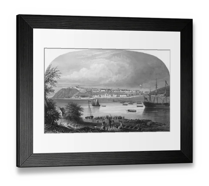 Framed Print : Quebec Circa 1775 Framed Print : Quebec Circa 1775