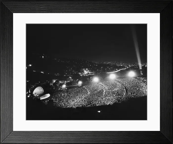 Framed Print : Hollywood Bowl at Night Framed Print : Hollywood Bowl at Night
