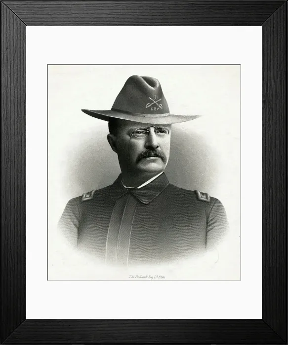 Framed Print : Theodore Roosevelt in Uniform Framed Print : Theodore Roosevelt in Uniform