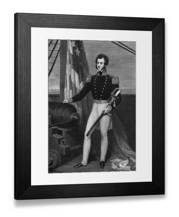Framed Print : Portrait of Robert Field Stockton Framed Print : Portrait of Robert Field Stockton