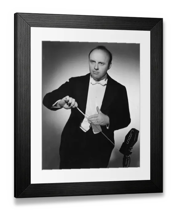 Framed Print : Conductor Andre Kostelanetz Framed Print : Conductor Andre Kostelanetz