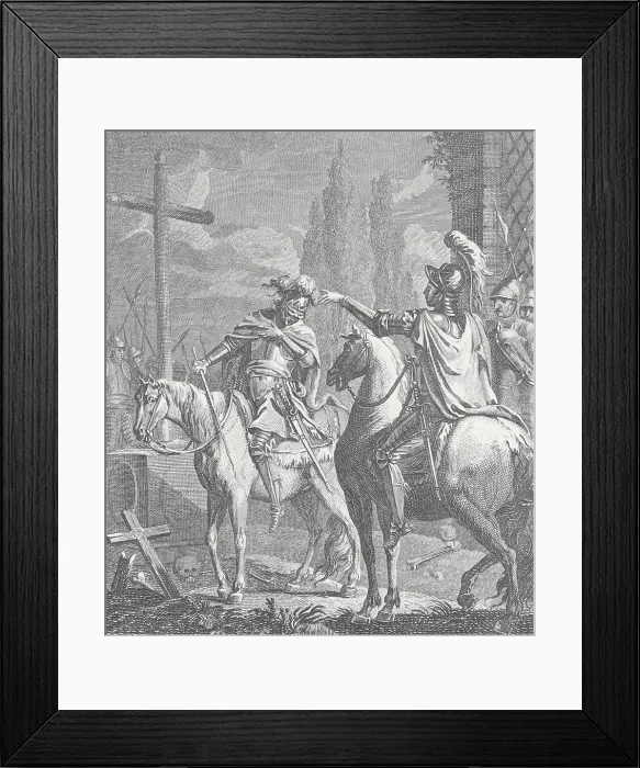 Framed Print : John de Baliol Commanding Battle Troops Framed Print : John de Baliol Commanding Battle Troops