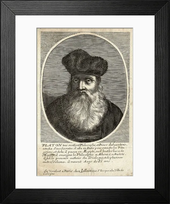 Framed Print : Portrait of Plato Framed Print : Portrait of Plato