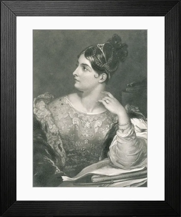 Framed Print : Poet Caroline Norton Framed Print : Poet Caroline Norton