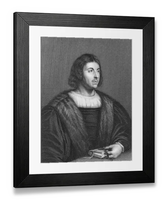 Framed Print : Poet Giovanni Boccaccio Framed Print : Poet Giovanni Boccaccio