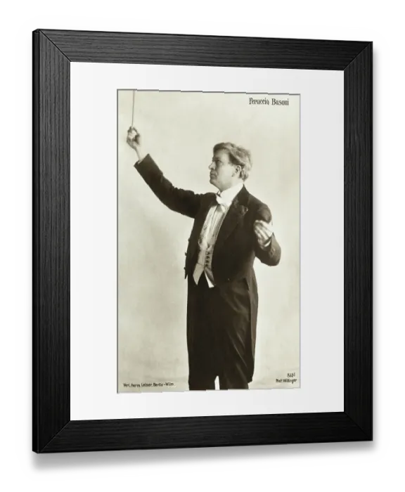 Framed Print : Ferruccio Busoni Composing Framed Print : Ferruccio Busoni Composing