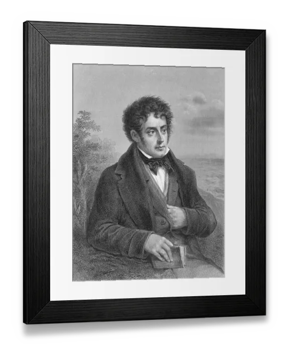 Framed Print : Viscount Chateaubriand Framed Print : Viscount Chateaubriand