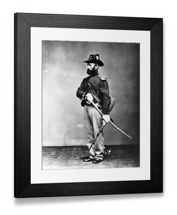 Framed Print : Union Corporal W / Saper And Rifle Framed Print : Union Corporal W / Saper And Rifle