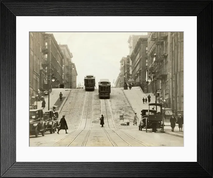 Framed Print : Early View of Lexington Avenue Looking South From One Hundred and Third Street Framed Print : Early View of Lexington Avenue Looking South From One Hundred and Third Street