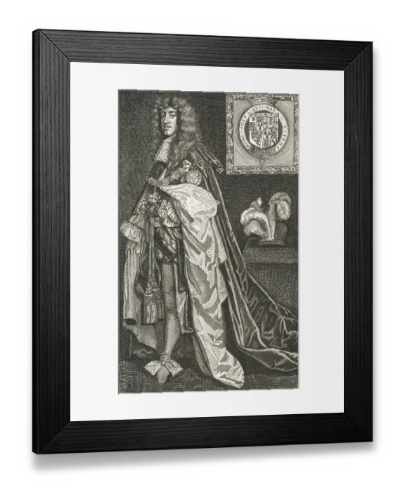 Framed Print : King James II Framed Print : King James II