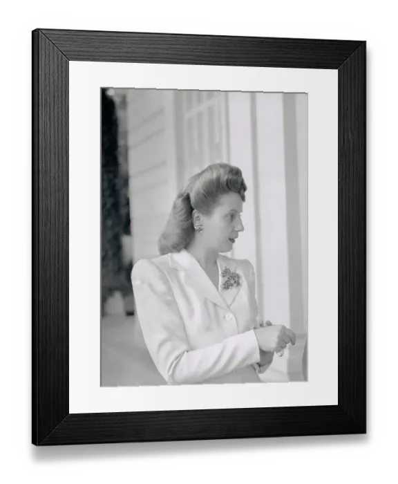 Framed Print : Portrait of Maria Eva Duerte Peron