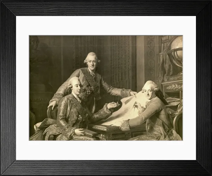 Framed Print : King Gustav III of Sweden with Brother Carl XIII Framed Print : King Gustav III of Sweden with Brother Carl XIII