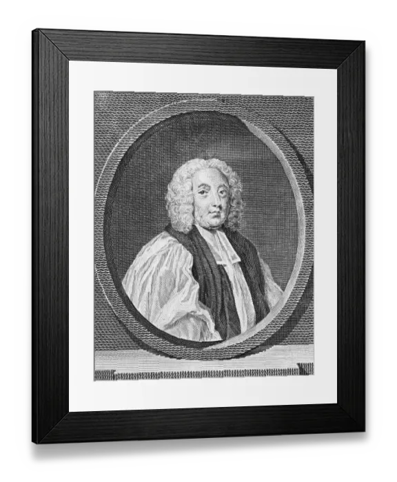 Framed Print : Portrait of Dr. George Berkeley, Bishop of Cloyne Framed Print : Portrait of Dr. George Berkeley, Bishop of Cloyne