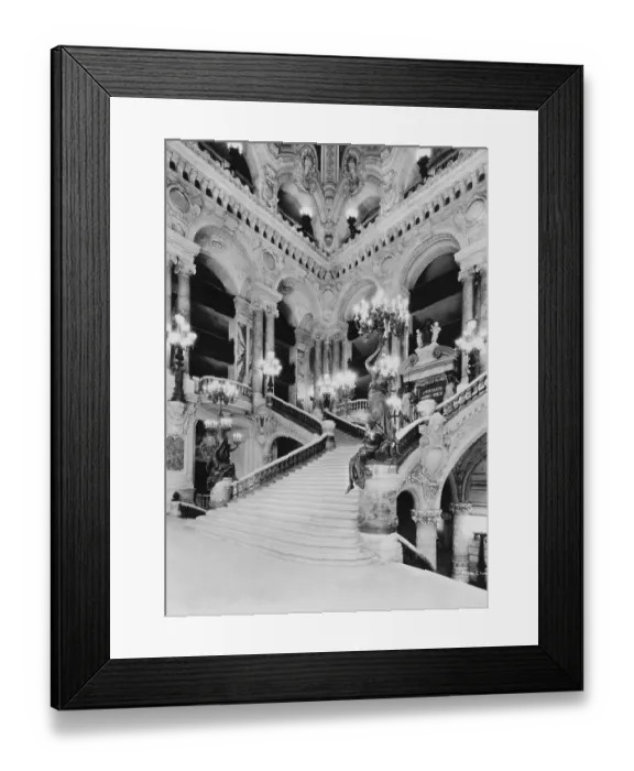 Framed Print : Interior of Paris Opera