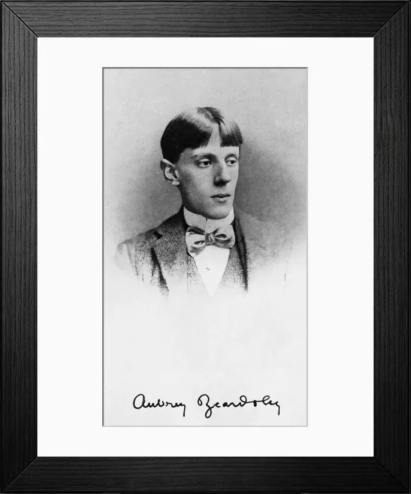 Framed Print : Portrait of Aubrey V. Beardsley Framed Print : Portrait of Aubrey V. Beardsley