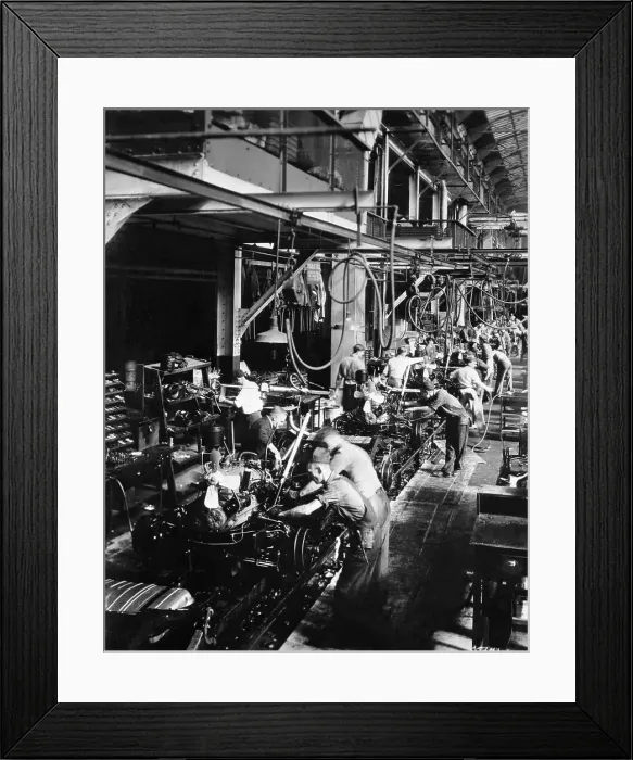 Framed Print : GM's Pontiac Plant