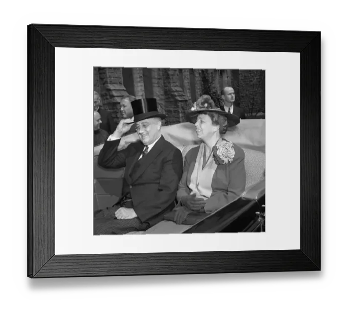 Framed Print : Franklin and Eleanor Roosevelt Framed Print : Franklin and Eleanor Roosevelt