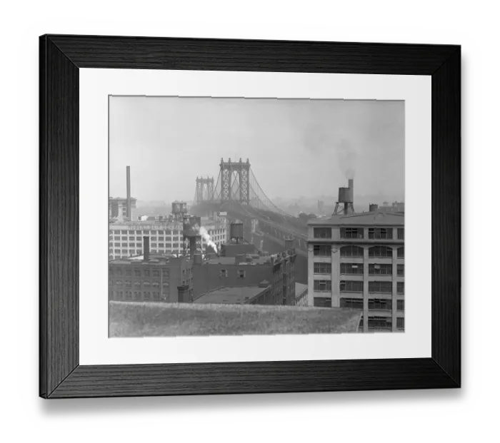 Framed Print : Manhattan Bridge Framed Print : Manhattan Bridge