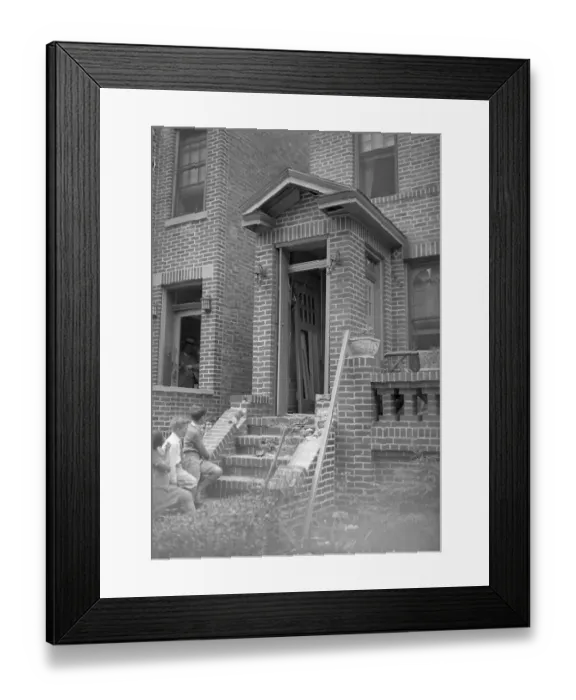 Framed Print : Home of Sam Goldberg
