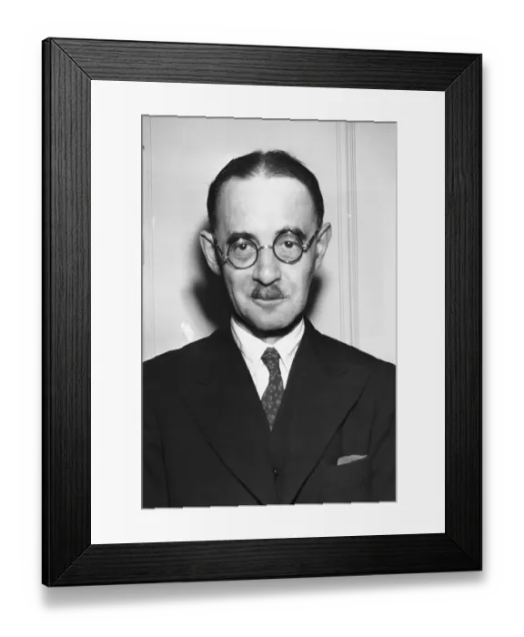 Framed Print : Political Scientist Harold Lasky Framed Print : Political Scientist Harold Lasky