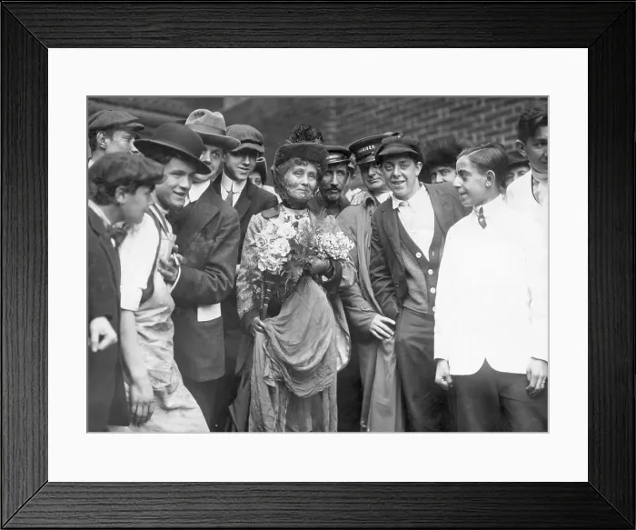 Framed Print : Suffragist Emmeline Pankhurst Framed Print : Suffragist Emmeline Pankhurst