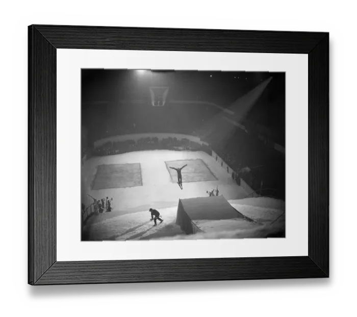Framed Print : Skis the Limit at Garden Framed Print : Skis the Limit at Garden