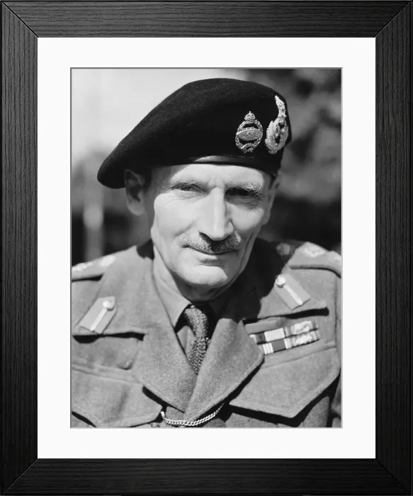 Framed Print : British Field Marshal Montgomery Framed Print : British Field Marshal Montgomery