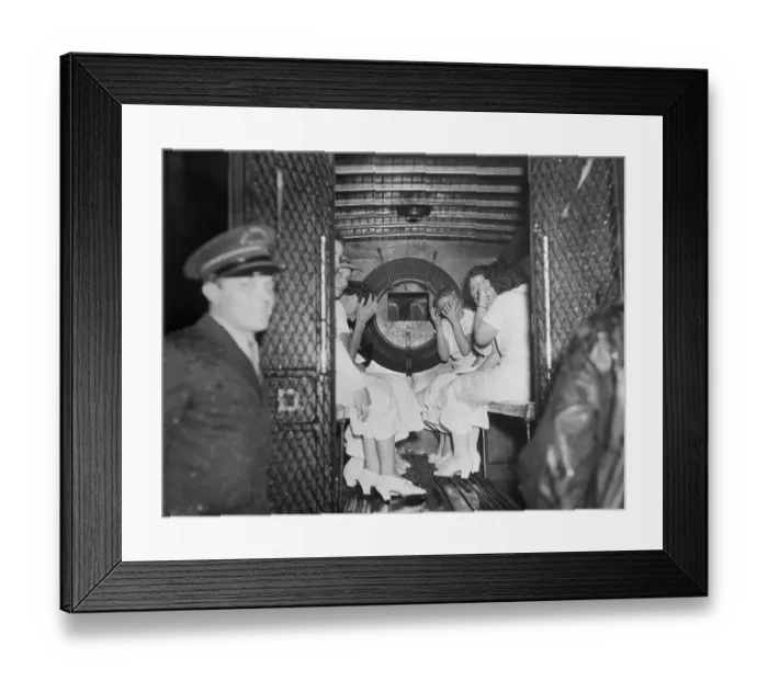 Framed Print : Girls Arrested Framed Print : Girls Arrested