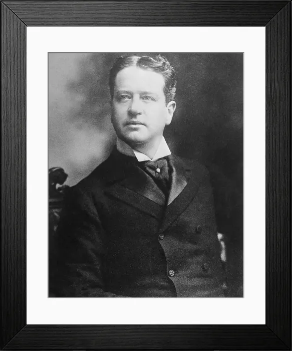 Framed Print : Portrait of Industrialist William K. Vanderbilt Sr Framed Print : Portrait of Industrialist William K. Vanderbilt Sr