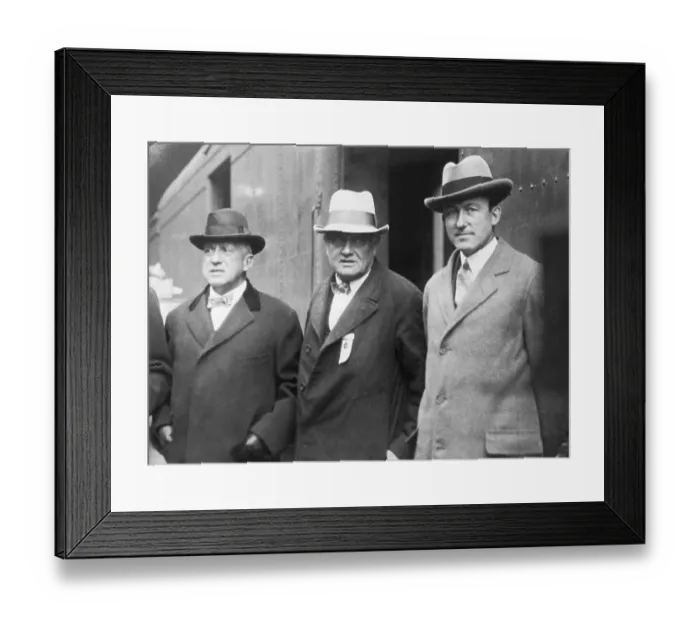 Framed Print : Portrait of Arthur Meeker With Colleagues Framed Print : Portrait of Arthur Meeker With Colleagues