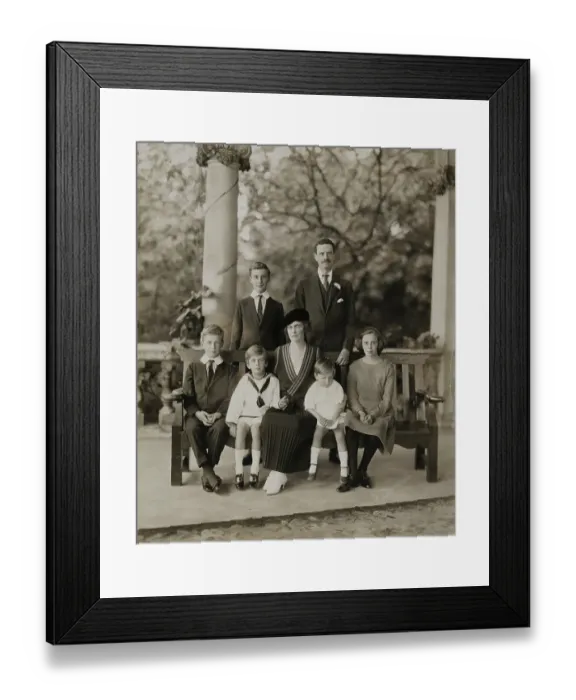 Framed Print : Lady Astor and Family Framed Print : Lady Astor and Family