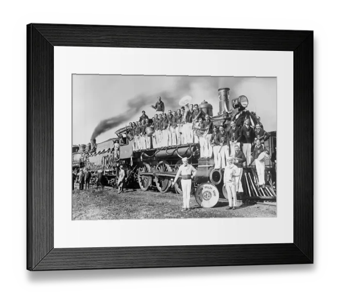 Framed Print : View of Alabama Million Dollar Band at Train Framed Print : View of Alabama Million Dollar Band at Train