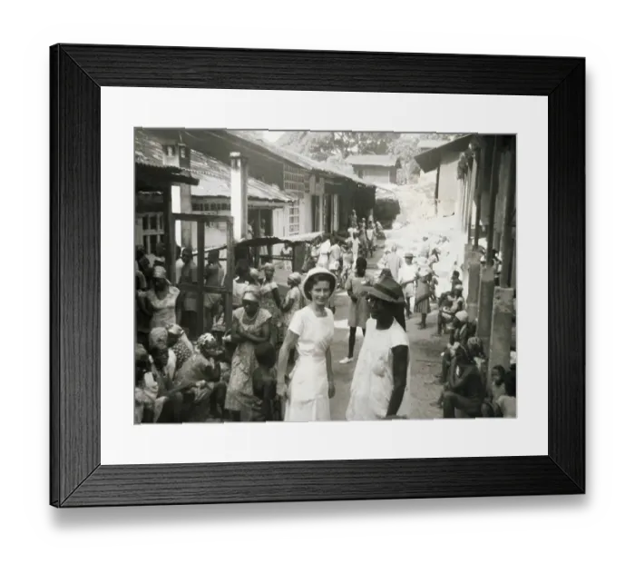Framed Print : Missionary in Equatorial Africa Framed Print : Missionary in Equatorial Africa