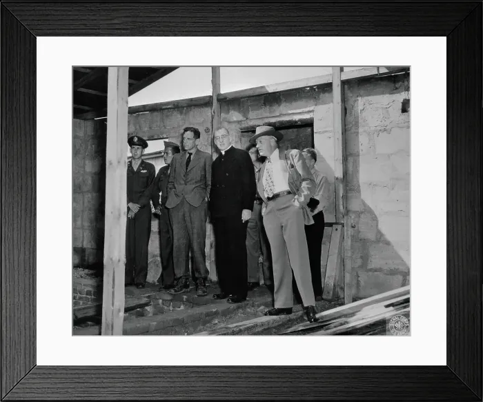 Framed Print : Father Edward Falnagan in Germany Framed Print : Father Edward Falnagan in Germany