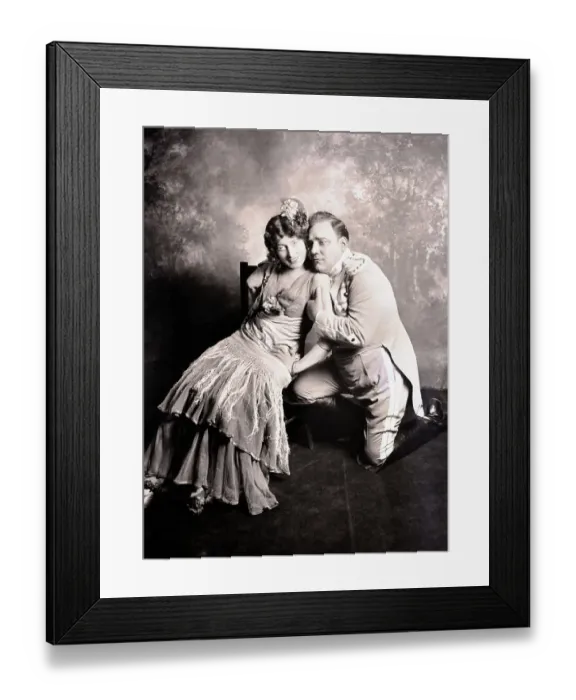 Framed Print : Enrico Caruso & Geraldine Farrar / Carmen Framed Print : Enrico Caruso & Geraldine Farrar / Carmen