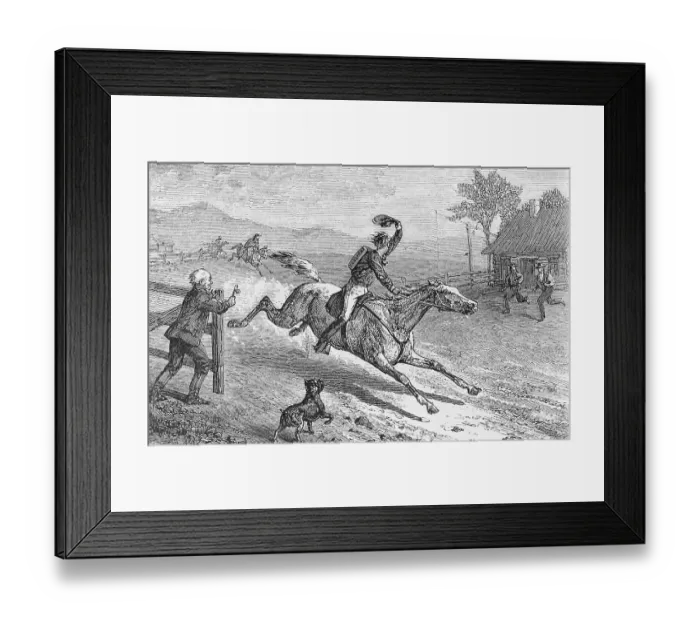 Framed Print : Pony Express Mail Carrier Framed Print : Pony Express Mail Carrier