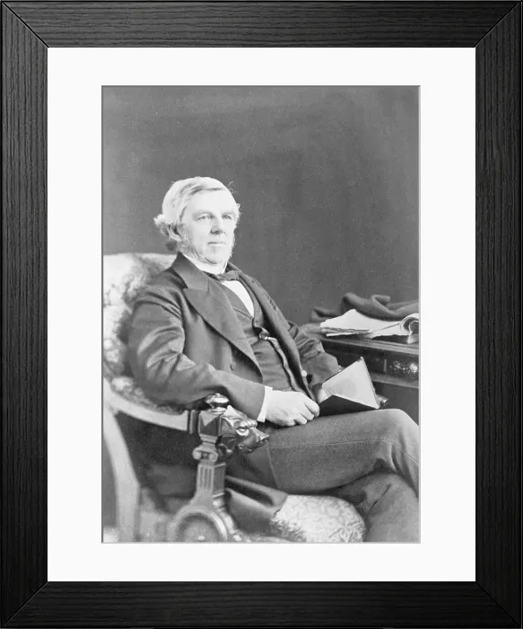 Framed Print : Oliver Wendell Holmes at His Desk Framed Print : Oliver Wendell Holmes at His Desk