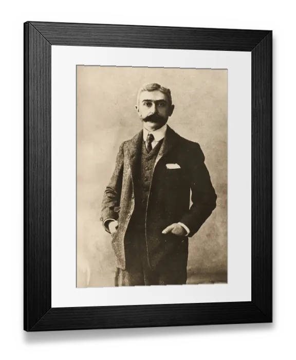 Framed Print : Baron Pierre de Coubertin Framed Print : Baron Pierre de Coubertin