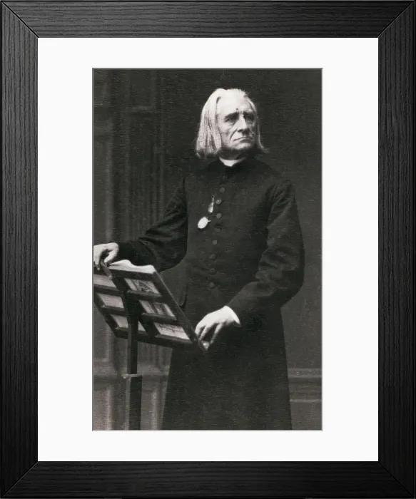 Framed Print : Portrait of Composer Franz Liszt Framed Print : Portrait of Composer Franz Liszt