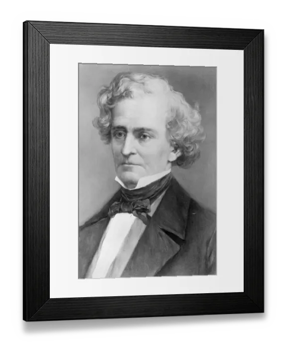 Framed Print : Illustrated Portrait of Hector Berlioz Framed Print : Illustrated Portrait of Hector Berlioz